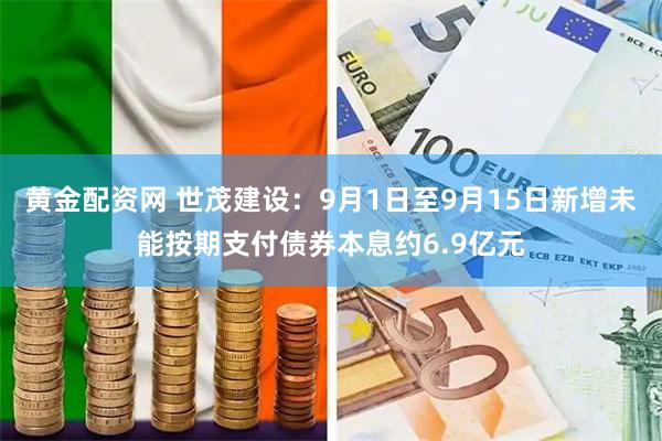 黄金配资网 世茂建设：9月1日至9月15日新增未能按期支付债券本息约6.9亿元